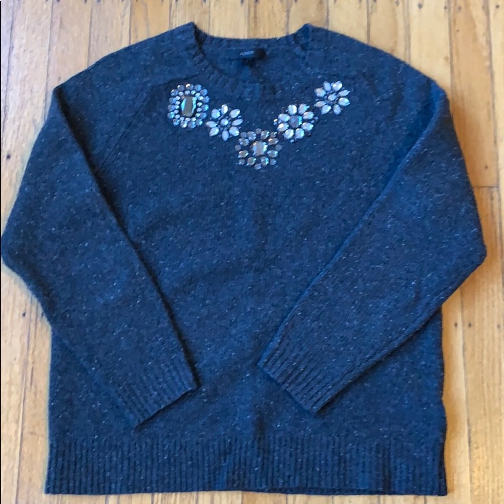 EUC J Crew sweater with beautiful details